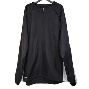 Holloway Black & White Water Resistant Convertible Golf Pullover Men's NWT XL